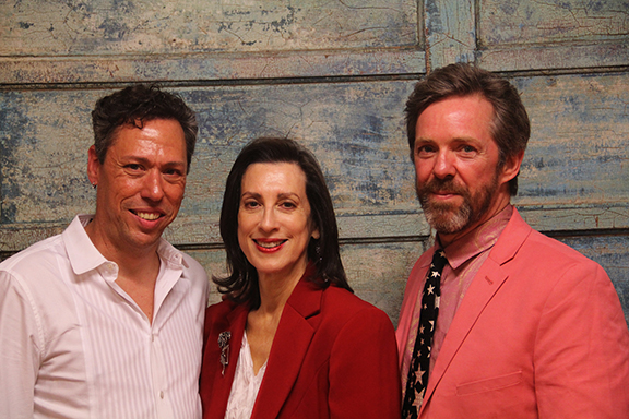 Robb Reichard (executive director of AIDS Fund), Jane Gershon Weitzman, Kevin O'Brien (photo by Ursula Pruchniewska)
