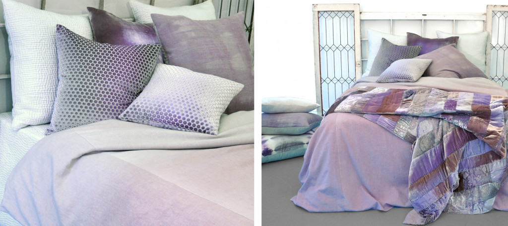 Aurora Bedding in Lilac